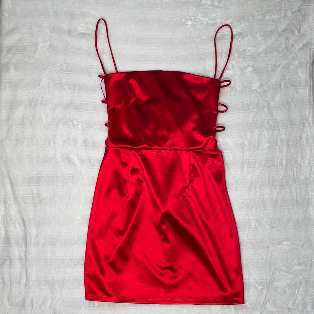 Revolve: Superdown Satin Mini Dress